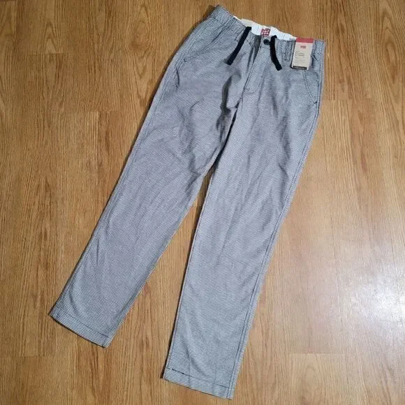 Levi's Premium XX Chino EZ Taper III Pants Trousers Black Grey Pattern Cotton S